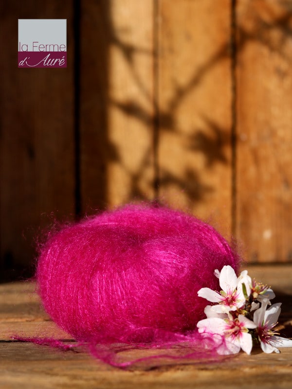 Teinture tissu fibres naturelles : 30-rose fushia - Atelier
