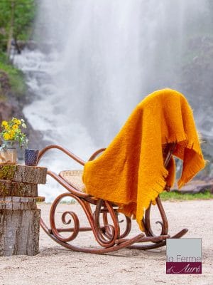 Plaid mohair jaune